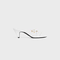UPTOWN HEELED MULE IN GOATSKIN IN GOATSKIN - WHITE -  - 1 | CELINE
