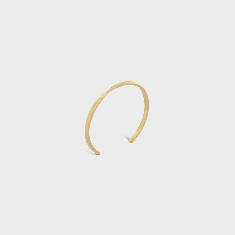 Torsion Bracelet in Yellow Gold - Yellow Gold -  - 1 | CELINE