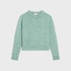 crewneck sweater IN SHETLAND WOOL - ICE MINT -  - 1 | CELINE
