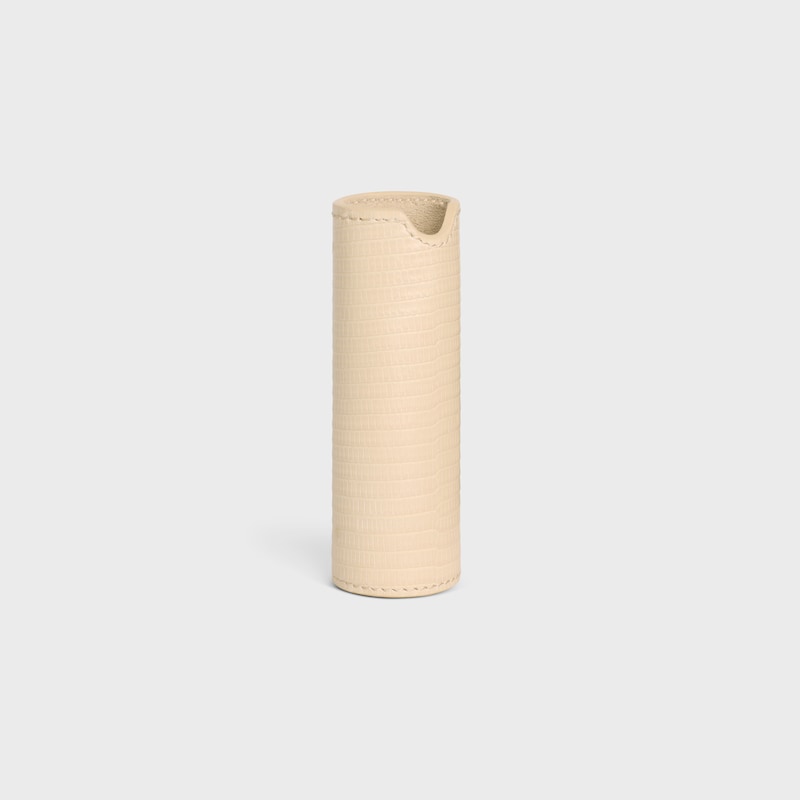 Travel Spray Case in Lizard - DEEP IVORY - FRAGRANCE ACCESSORIES - 1 | CELINE