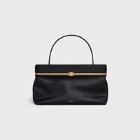 EAST WEST TRIOMPHE FRAME IN SUPPLE CALFSKIN - BLACK - NEW - 1 | CELINE