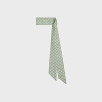 lavalliere IN mini triomphe silk twill - SAGE/MINT -  - 2 | CELINE