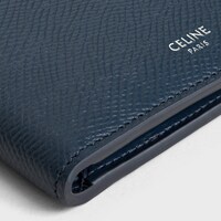 雙摺卡片套 - 海藍色 - 錢包 - 1 | CELINE