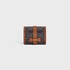 SINGLE WATCH CASE IN TRIOMPHE CANVAS AND CALFSKIN - TAN - CELINE MAISON - 4 | CELINE