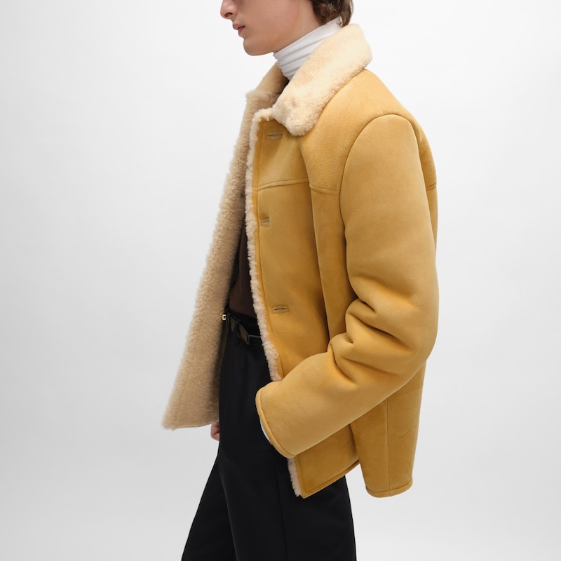 jacket IN suede - CAMEL / CREAM -  - 1 | CELINE