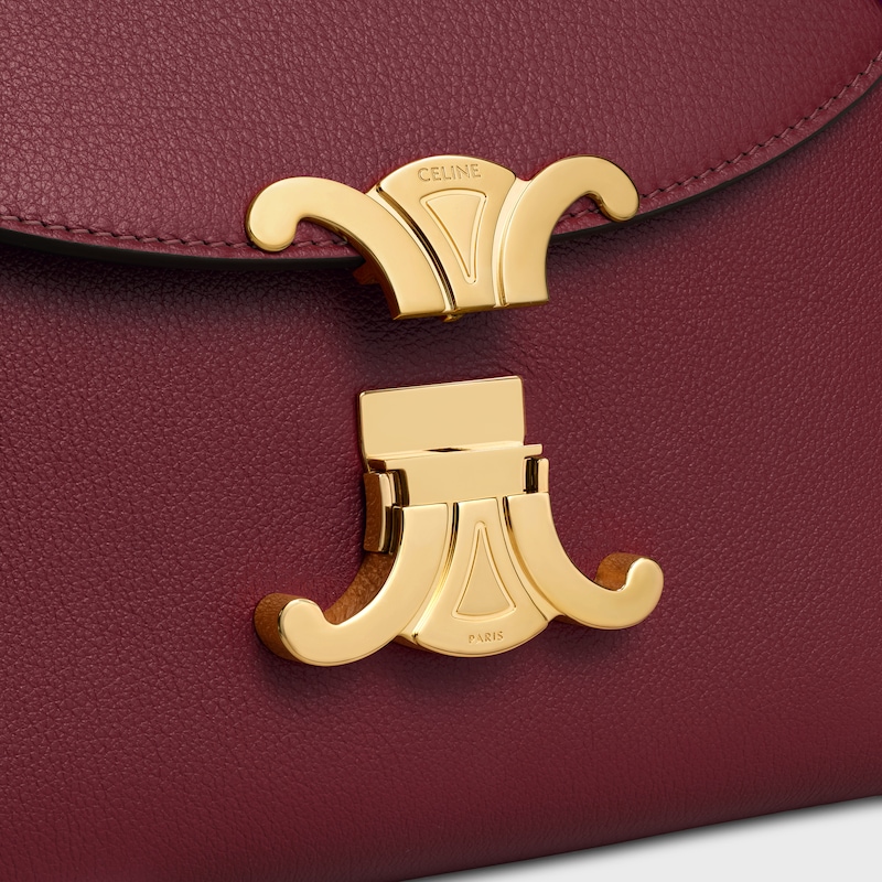 TEEN NINO BAG EM COURO DE VITELA SUAVE EM CETIM - BORGAHA CLARO - NINO - 1 | CELINE