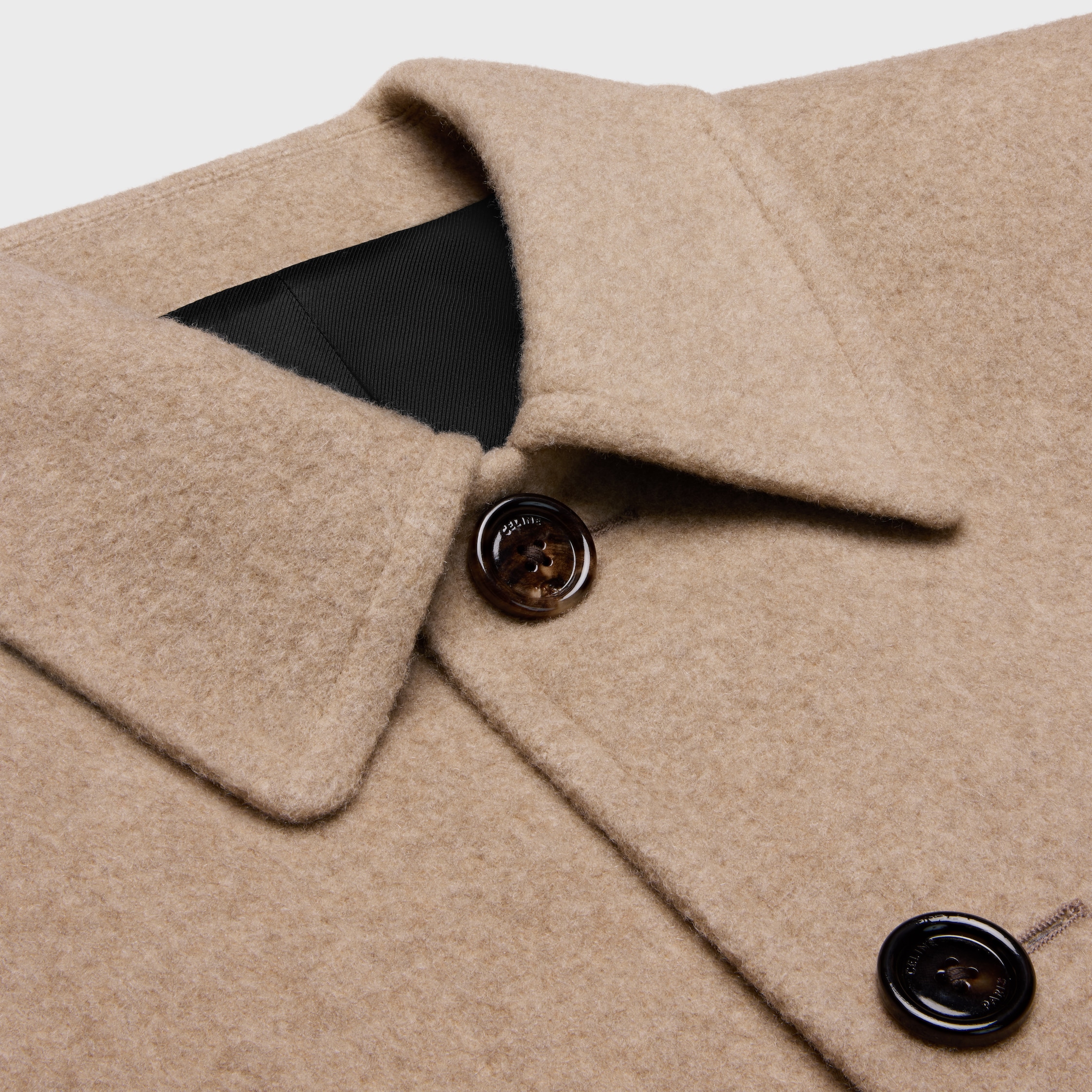 【日本入手困難】セリーヌ SUIT COAT IN CASHMERE CLOTH コート SUIT COAT IN CASHMERE CLOTH - GRIS ELEPHANT | CELINE