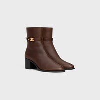 CELINE GARANCE TRIOMPHE STRAP BOOT IN CALFSKIN - OAK -  - 2 | CELINE