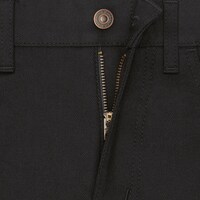 復古純黝黑色牛仔布緊身牛仔褲 - 純古黑色 -  - 1 | CELINE