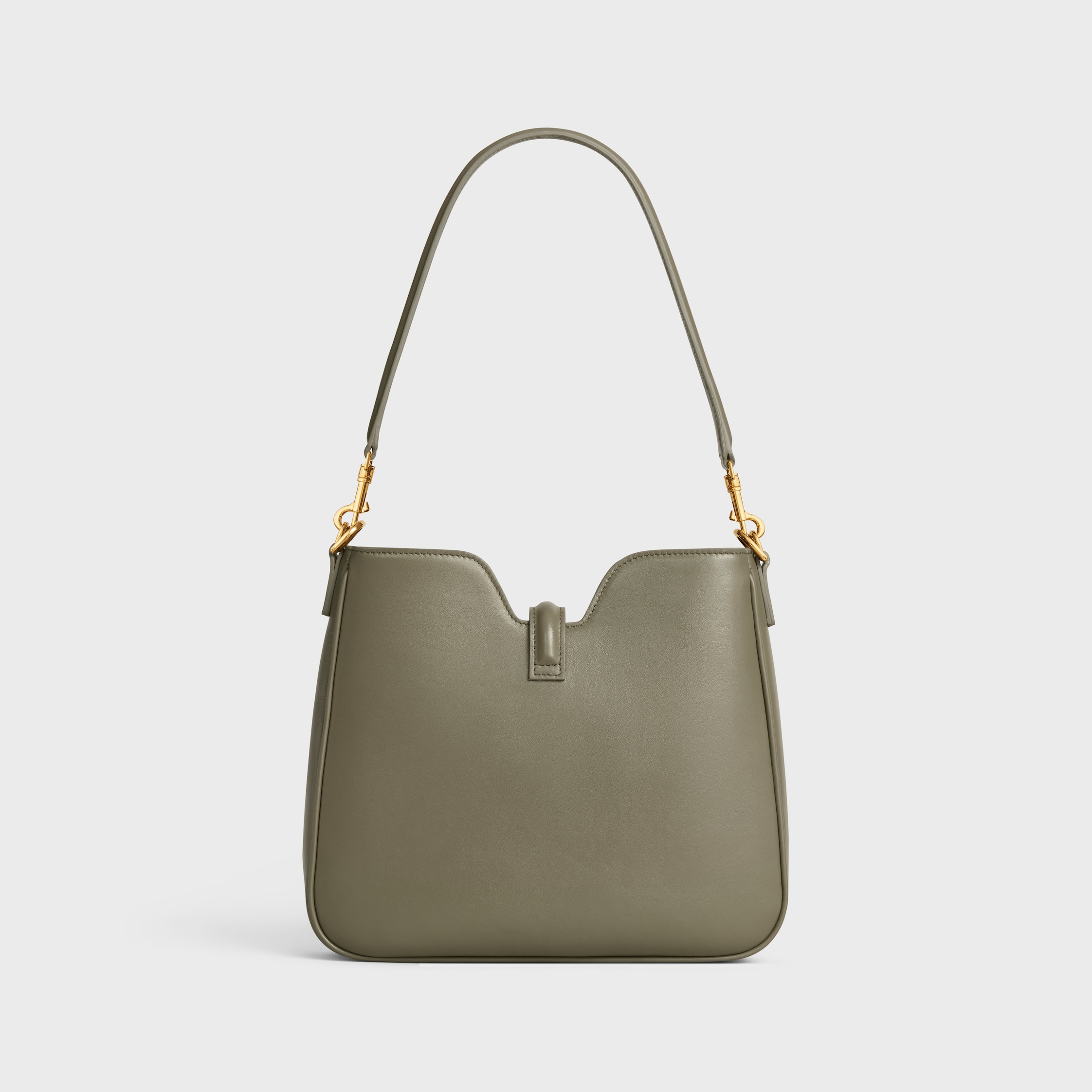 SMALL CAMILLE 16 SOFT BAG IN SMOOTH CALFSKIN - GOLDEN KHAKI | CELINE
