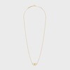 Maillon Triomphe Necklace in Yellow Gold and Diamonds - Yellow Gold & White - GIFT FINDER - 1 | CELINE