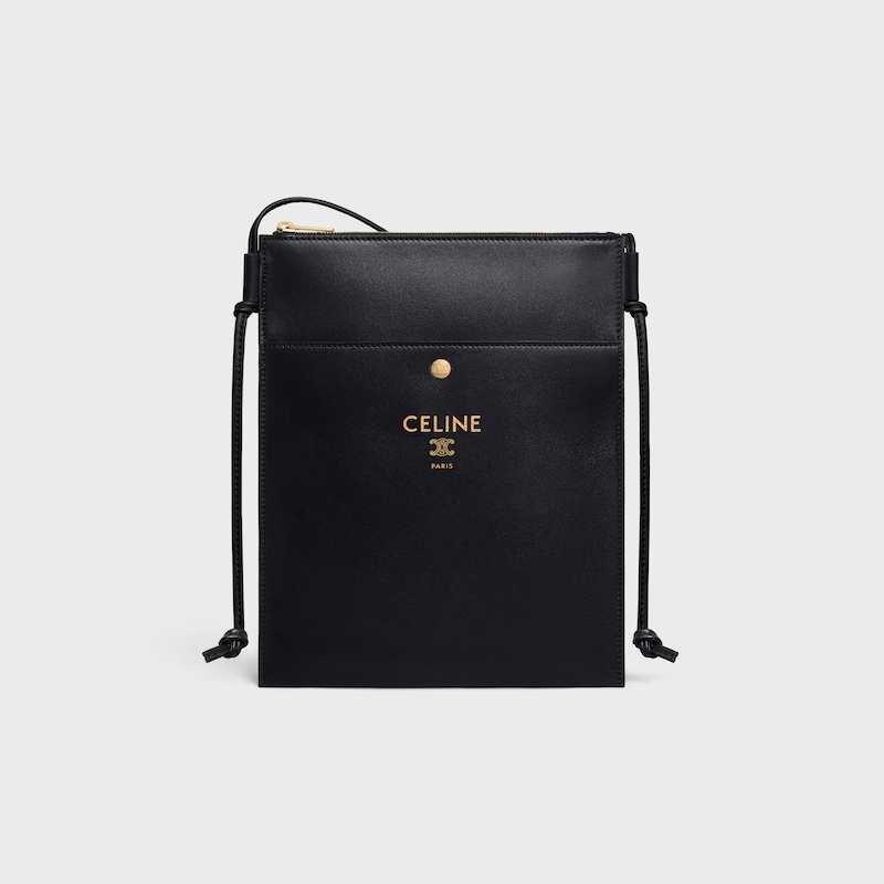 SHARP光滑羊皮革收納袋 - 黑色 - 新品 - 1 | CELINE