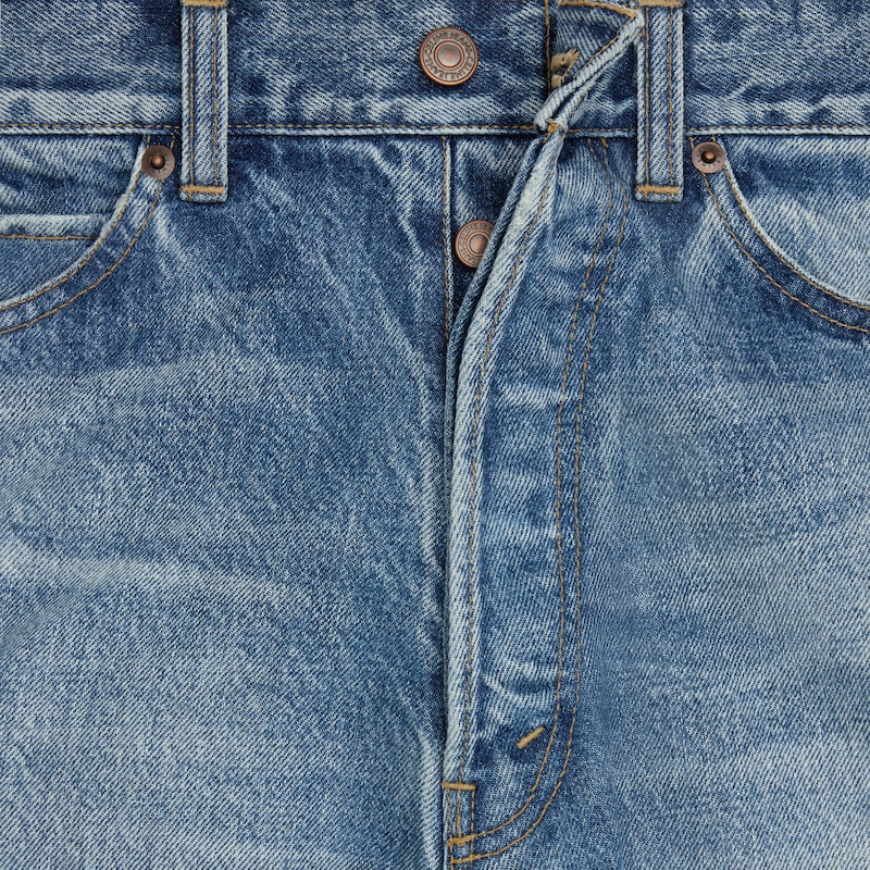 WESLEY JEANS IN cotton denim - VIVIENNE GLASS -  - 1 | CELINE