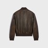 Teddy Fliegerjacke aus genarbtem Kalbsleder - Ebenholz -  - 2 | CELINE