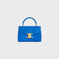 틴 니노 백 - 스웨이드 카프스킨 - 울트라 블루 - NEW - 1 | CELINE