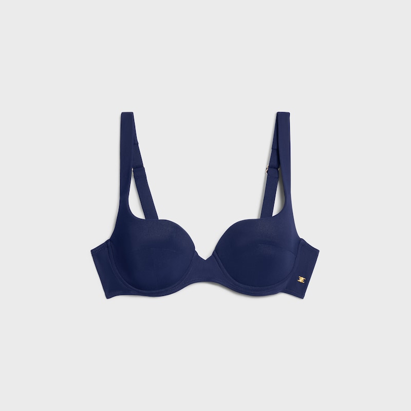 haut balconnet jersey mat - BLEU NUIT -  - 1 | CELINE