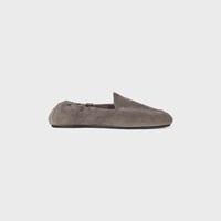 ADAM LOAFER IN SUEDE CALFSKIN - GREY -  - 1 | CELINE
