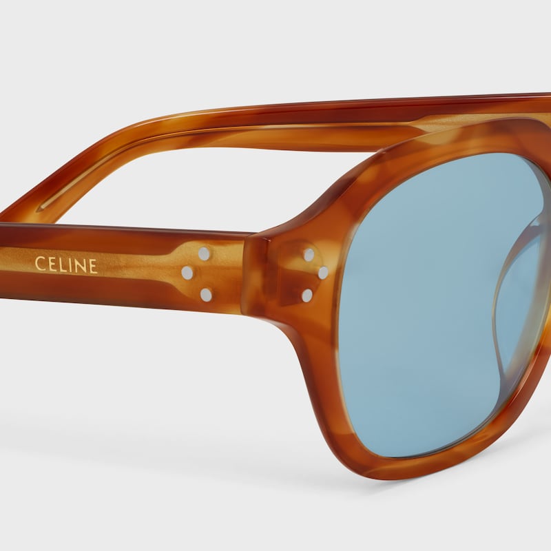 Black Frame 60 sunglasses in Acetate - BLONDE HAVANA -  - 1 | CELINE