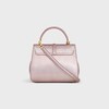 Small 16 Bag IN pearly python - LIGHT PINK - TOP-HANDLE BAGS - 3 | CELINE