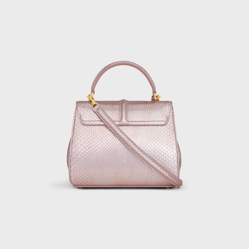 Small 16 Bag IN pearly python - LIGHT PINK - 16 - 1 | CELINE