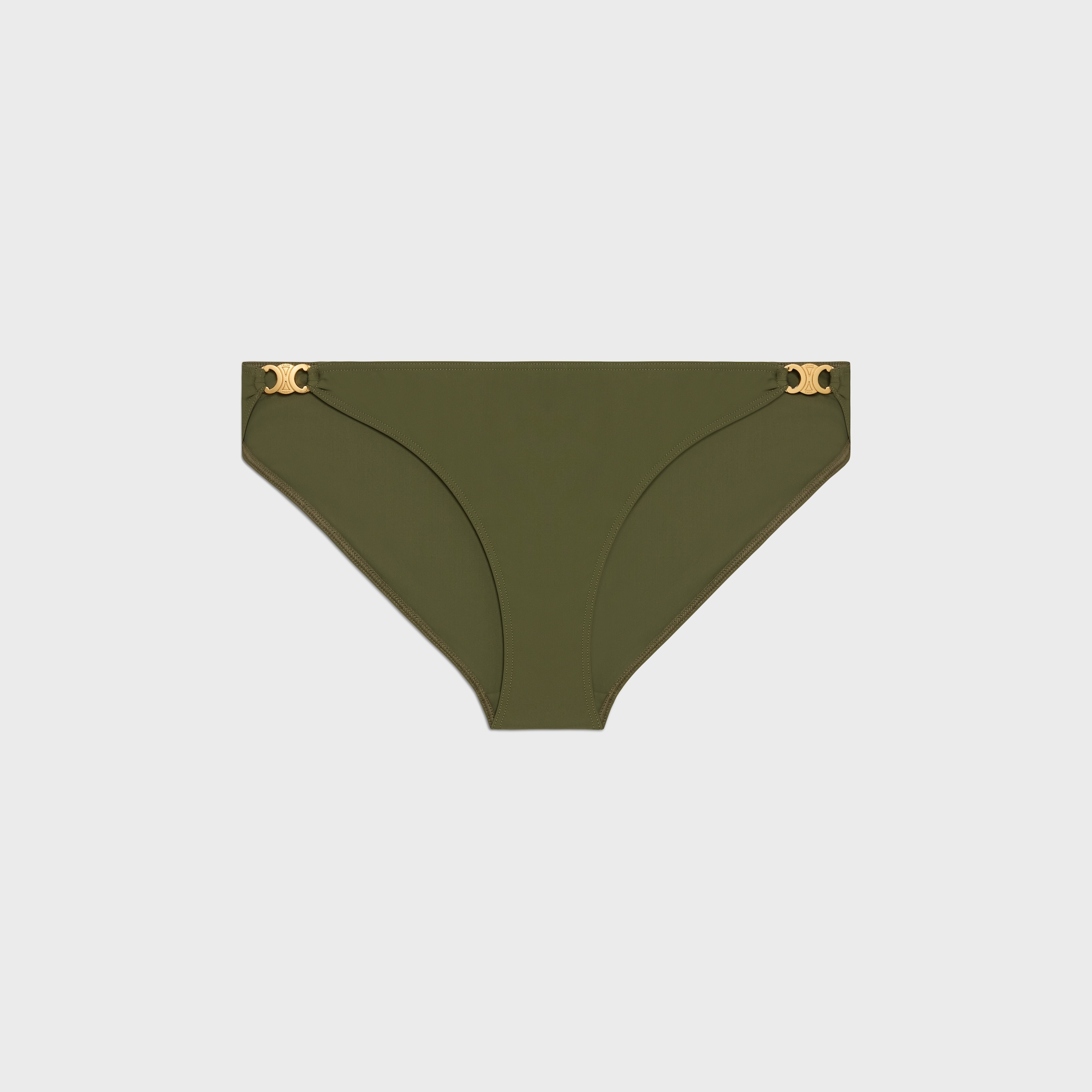 CELINE｜ (SWIMSUIT BOTTOM IN MONOGRAM MATTE JERSEY (2Z27 SWIMSUIT BOTTOM IN MONOGRAM MATTE JERSEY - TOFFEE / BROWN