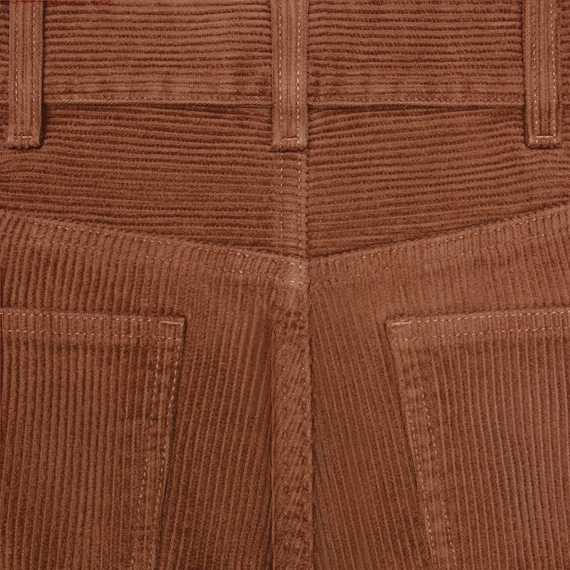 VAQUEROS JOLENE DE PANA - LAVADO A LA PIEDRA TEJA CLARO -  - 1 | CELINE