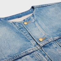 JACKET IN DENIM - MELON BLUE -  - 2 | CELINE