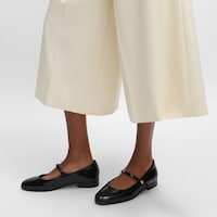 CITY BALLERINA IN GLOSSY CALFSKIN - BLACK -  - 2 | CELINE