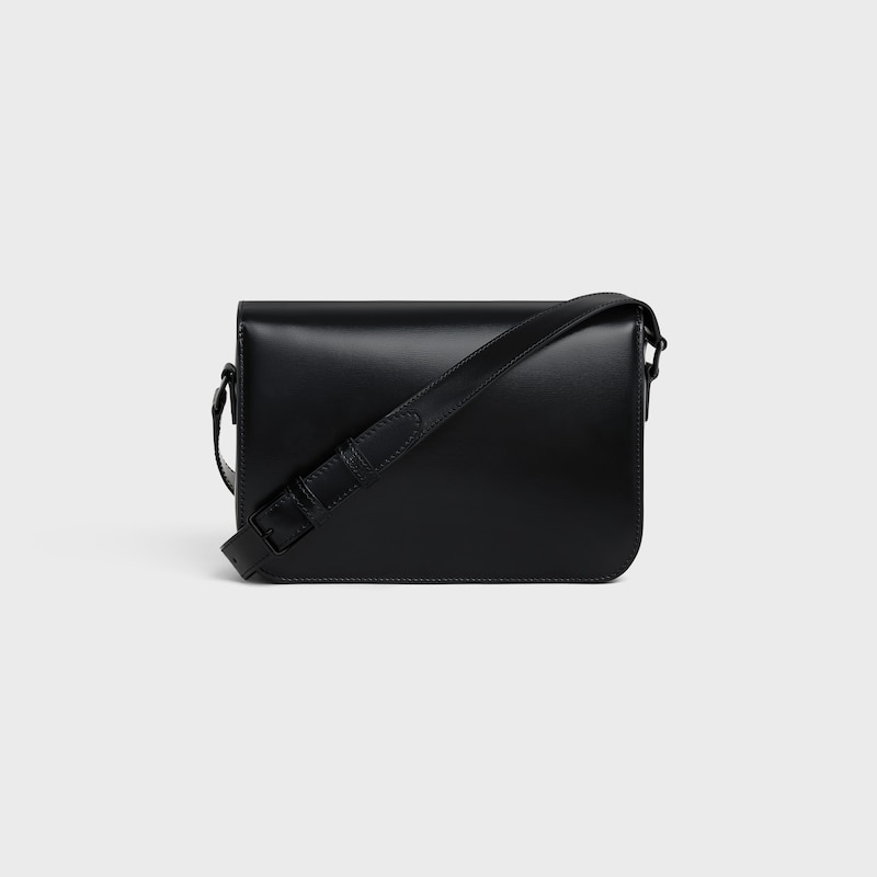 CLASSIQUE TRIOMPHE BAG IN Shiny Calfskin - BLACK - TRIOMPHE - 1 | CELINE