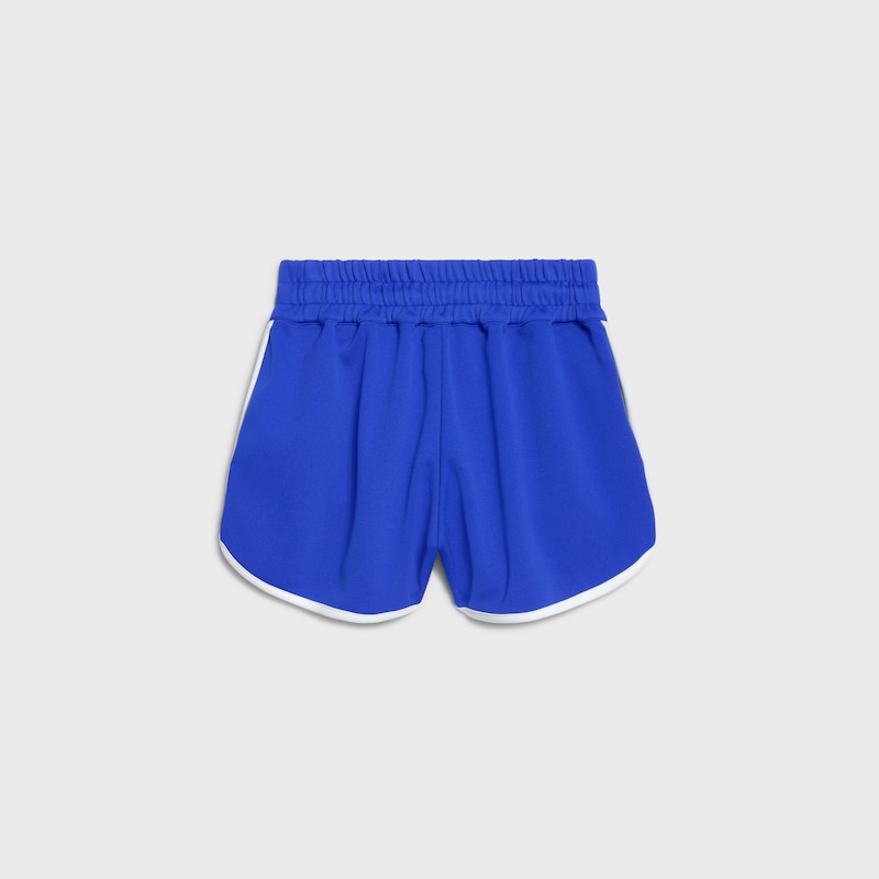 short mini in jersey double face - BLU ELETTRICO/BIANCO -  - 1 | CELINE
