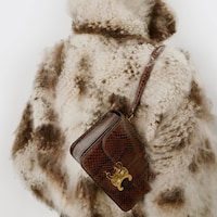 TEEN GARANCE bag IN Python - HICKORY - TRIOMPHE - 2 | CELINE