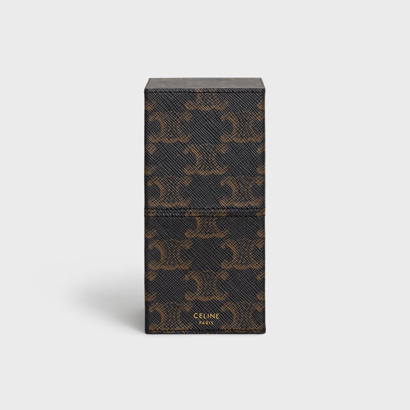 Case 1 Perfume 100ml in Triomphe Canvas and Calfskin - TAN - BEAUTY ACCESSORIES - 1 | CELINE