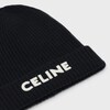 CELINE 비니 - 리브드 울 - 블랙 -  - 2 | CELINE