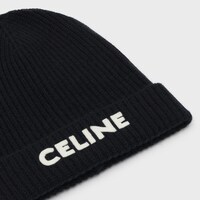 CELINE 비니 - 리브드 울 - 블랙 -  - 1 | CELINE