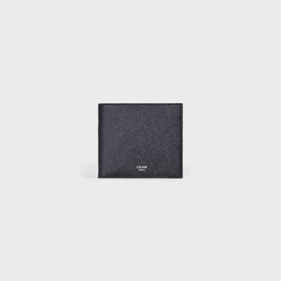 2단 지갑 - 그레인 카프스킨 - 블랙 - 에센셜 - 1 | CELINE