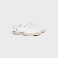 ALAN SNEAKER IN CANVAS AND SUEDE CALFSKIN - WHITE -  - 2 | CELINE