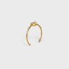 Knot extra-thin bracelet in brass with gold finish - Gold -  - 3 | CELINE