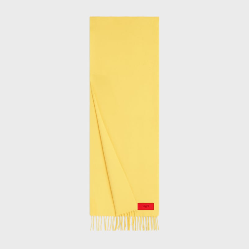 scarf IN cashmere - YELLOW -  - 1 | CELINE