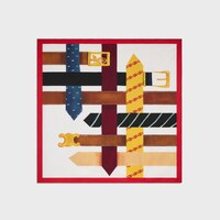 square IN silk twill - MULTICOLOR -  - 1 | CELINE