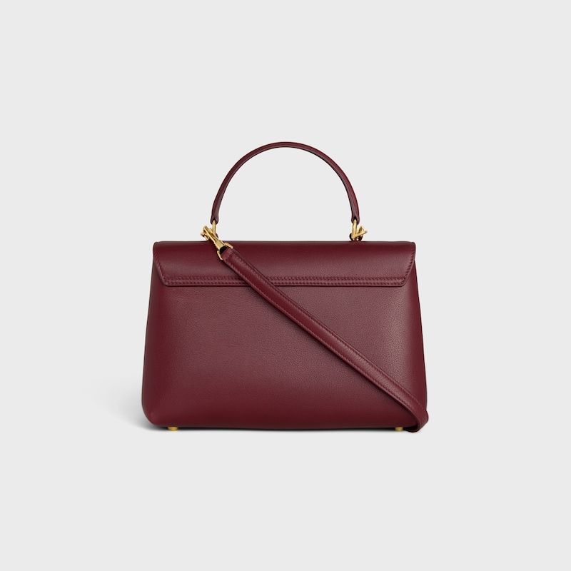 MEDIUM NINO BAG IN SUPPLE GRAINED CALFSKIN - LIGHT BURGUNDY - NINO - 1 | CELINE