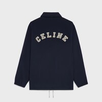 雙面羊毛教練外套 - 海軍藍 -  - 2 | CELINE