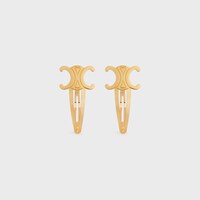 Celine金色飾面黃銅及精鋼髮夾2枚套裝 - 金色 - GIFT FINDER - 1 | CELINE