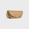 LITTLE HALFMOON SOFT TRIOMPHE IN SUPPLE SHINY LAMBSKIN - SANDCASTLE - NEW COLLECTION WOMEN - 1 | CELINE