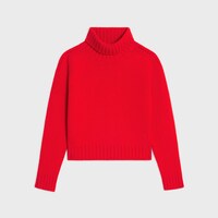 樽領毛衣 - 亮紅色 -  - 1 | CELINE