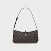 TINA SHOULDER BAG toile triomphe - Noir - TOILE TRIOMPHE - 1 | CELINE