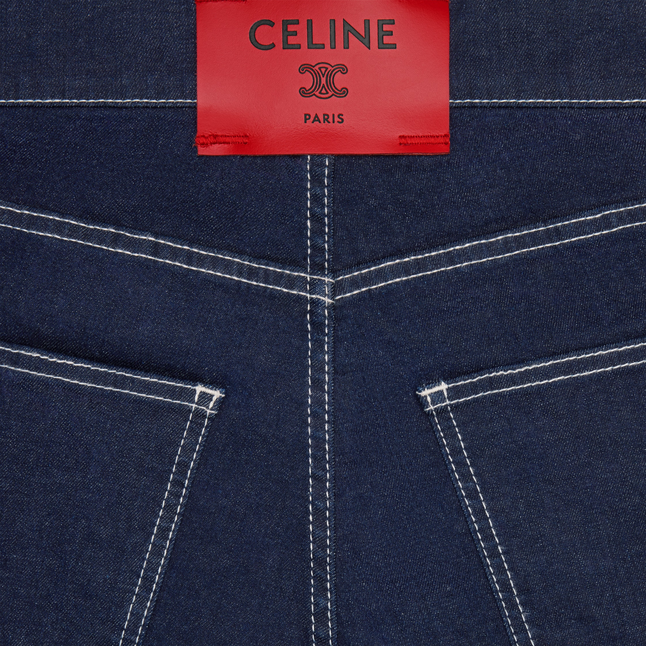 boyfriend jeans 001 in cotton denim - LIGHT RINSE | CELINE