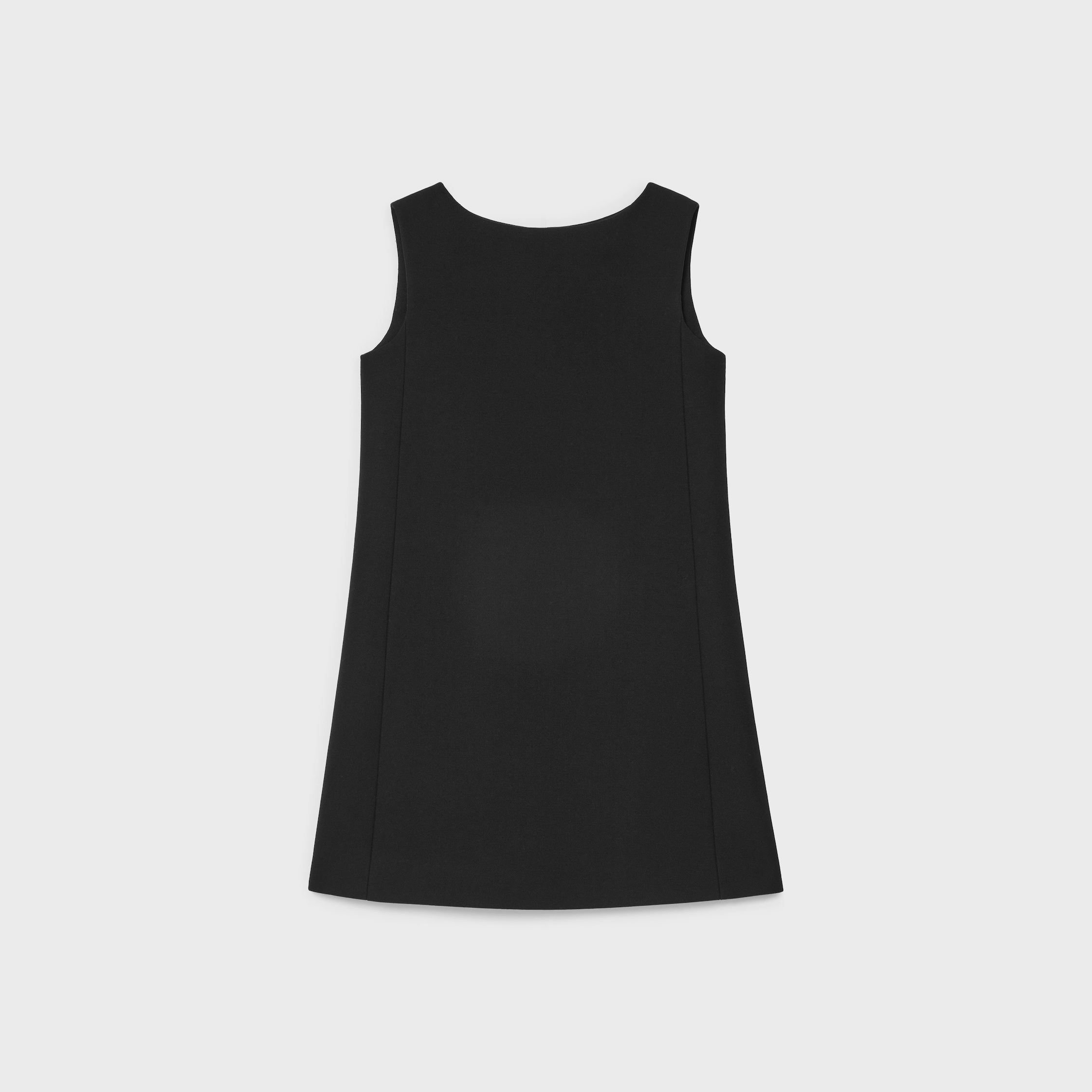 CELINE mini dress IN grain de poudre wool
