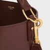 MEDIUM BUCKET LOUISE IN SMOOTH CALFSKIN - CHESTNUT - NEW - 4 | CELINE