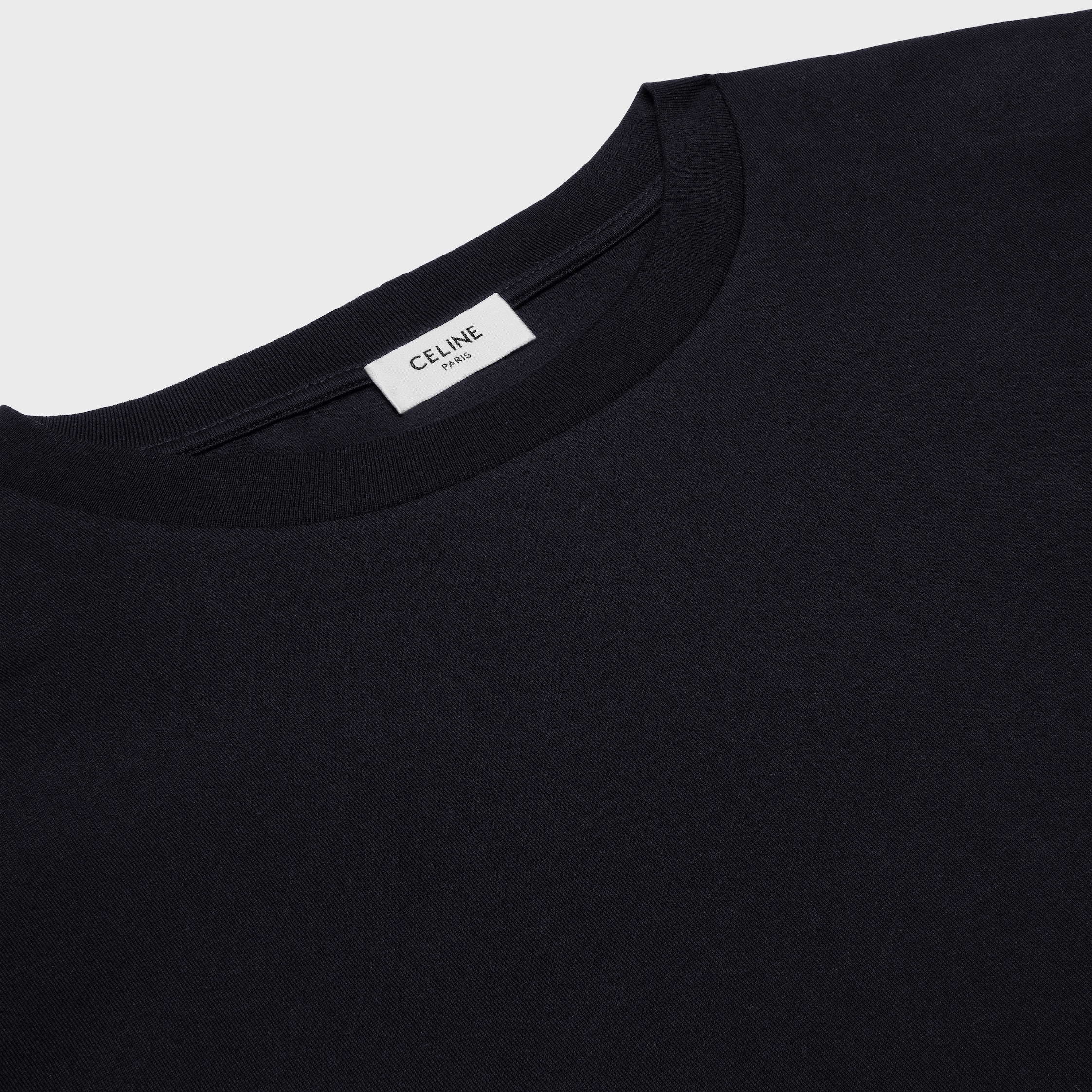 【CELINE】 トリオンフ ルーズTシャツ★ブラック★S CELINE トリオンフ ルーズTシャツ トップス