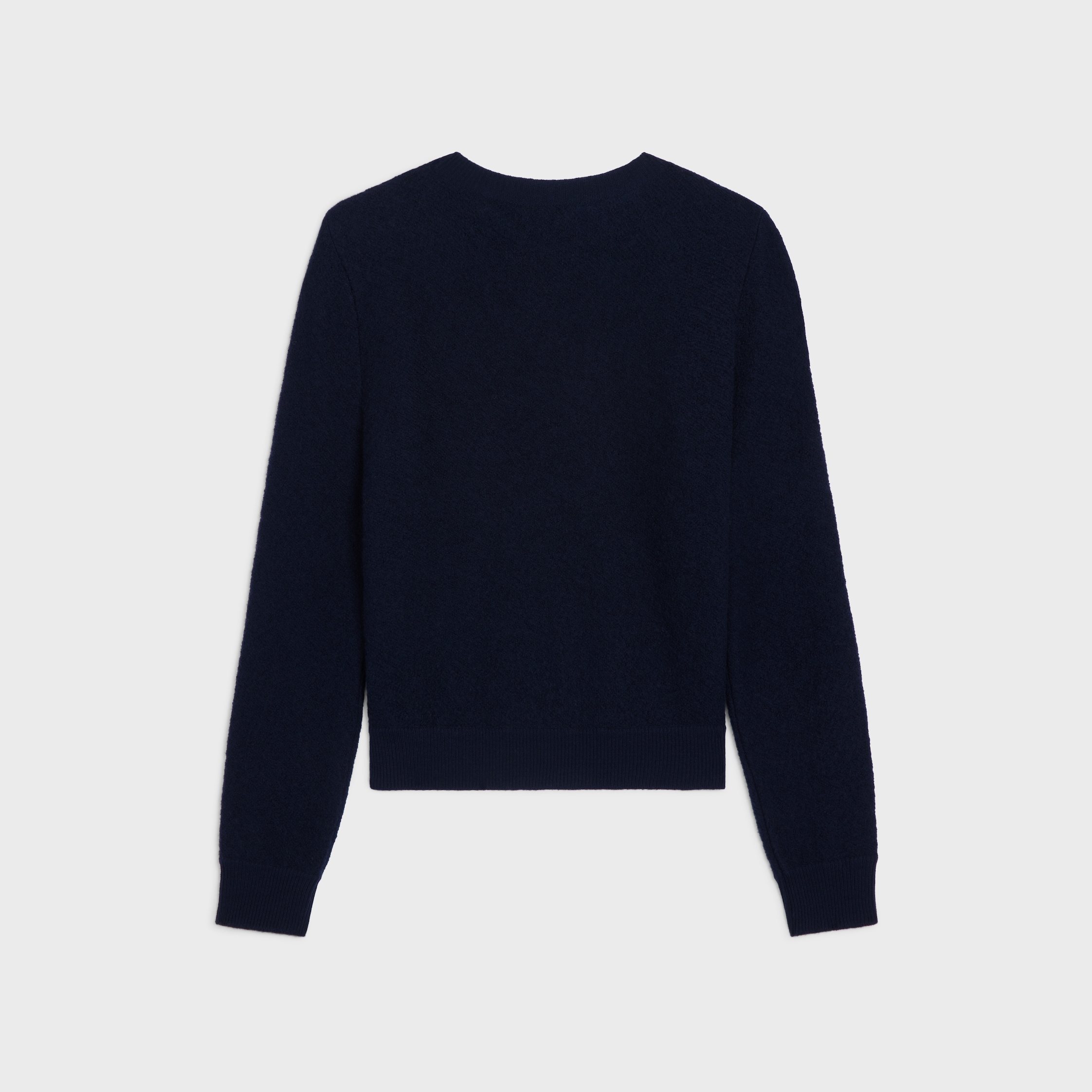 CELINE ネイビー クルーネックセーター　トップス　　メンズ クルーネックセーター / ウール - ネイビー | CELINE